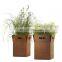 More Even Rustic Finish Corten Steel Garden Pot