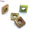 M3/M4/M5/M6 Square Thin Nuts Screw Nut Carbon Steel Color Zinc Metric Thread Suit For Screw Bolts DIN562