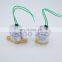 GOGO Normally Closed 2 Way Brass Gas Mini Solenoid Valve 1/8 1/4 M12 1.5mm/2.5mm/3mm Pneumatic welding machine burner valve