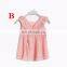 Sleeveless embroidery lace dress toddler girls spring summer dresses