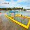 the popular inflatable water park games volleyball field, inflatable water beach volleyball court float