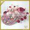 Pink Princess brooches for children's dress FB-044