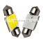 10Pcs C5W Car LED COB Bulb Interior Reading Light Festoon Auto Dome License Plate Luggage Trunk Lamp 31mm 36mm 39mm 41mm