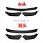 New matte black design arrives with body kit universal Accessory PP material Universal front bumper lip spoiler