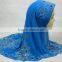 A525 polyester beautiful muslim hijab