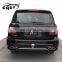 High quality pp material CQCV style body kit for patrol Y62 front bumper rear bumper wider fender and rear spoiler grille
