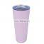 20oz custom wine tumbler customized color straight shape stainless steel mug double wall sport tumbler