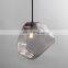 New Design Glass Colorful Stone Shape Pendant Light Decorative Lamp For Room Restaurant