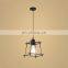 Vintage Industrial Iron Pendant Light E27 Decorative Retro Lamp Fixture