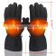 Spot heating charging keeping warm  heating autumn and winter thickening 5 fingers outdoor hiking and cycling gloves