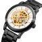 Fashion SKMEI 9242 Wrist Watch Skeleton Display Mechanical Automatic Waterproof Men Watches
