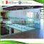 Renovate house interior and exterior balcony glass panel railing