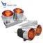 hot selling round circle Vehicle Car truck  red white colour with silvery painting plastic frame 19LED tail light