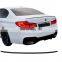 Rear Wing Spoiler Fit For BMW 5 Series G30 Sedan M5 Performance Style Unpainted ABS 2017-2020