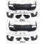 AMG GLE63 STYLE REAR BUMPER DIFFUSER WITH EXHAUST TIPS FOR MERCEDES GLE CLASS COUPE, C292 W292 2016-2017
