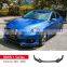 Hot sale car kit front lip side skirt diffuser front lip black pp auto parts for bmw