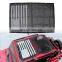 Black JL Soft Top Sunshade Net Cover for Jeep Wrangelr JL 18-19