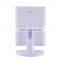 Portable cosmetic touch makeup mirror square makeup led mirror light