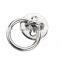 JRSGS Customized High Quality 304/316 Stainless Steel Circular Mooring Ring On Plate Hardware Round Eye Plate With Ring