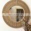 HOT Sale Single Round Knitted Jute Rope Mirror Wall Decoration Bohemian High Quality Cheap Wholesale