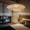 Natural High Quality UFO Rattan Pendant Light Wicker Round Lampshade decor Living Room Restaurant wholesale
