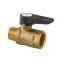 Manual operated BSP Male Female Brass true color Brass Ball Valve