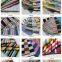 Perennial supply of a large number of rib knitted striped fabrics
