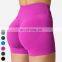 Quick Dry V Waist Scrunch Butt Biker Shorts Custom Logo Running Sports Pants Gym Fitness Leggings Women Seamless Yoga Shorts