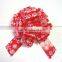 Pom Poms Pull Bow, Customized Pull Bows for Decoration, Printed Ribbon Bow