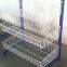 Metal Wire mesh Bread Cage Supermarket Slant Mouth Cage Promotion Cage Storage Cage