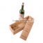 cheap custom 2016 high quality natural pine wood wine box with custom logo