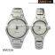 Couples Stainless Steel Silver Watch