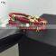 Viya Coloful Leather Bracelet Stingray Skin Bangle in Stock with Charm Clasp