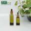 20ml 30ml PETG Cosmetics Child Proof Dropper Bottle in clear and light green color