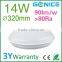 Good performance LED ceiling light home lighting 14w normal series or motion sensor