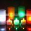 4" led candle lamp with glass bottle