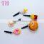 factory wholesale 10g cute animal resin anti dust plug for samsung