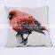 PLUS home textile jacquard pattern bird pillow case