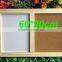 half whiteboard half cork board