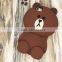 2016 cute case silicon back cover bear cover for iphone 6 6s plus