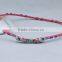 Custom Fashion Triple Braided Titanium Rope Sports Baseball Necklace 16" 18" 20" 22" Inch