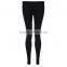 Woman FItted Plain Black Leggings / Tights