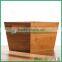 Candy storage holder in bamboo with handle
