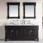 Four doors antique classic free standing solid wood bathroom vanity