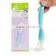 Babymatee Soft-head trade assurance BPA free heat resistance colorful thermal silicone baby spoon