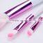 Wholesale 8 pcs Eyeshadow Brusher Makeup Brush Set With Circular Purple Case SV009586