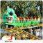 Amusement Park Rides Kids Fairground Ride Small Roller Coaster Big Green Worm Ride for Sale