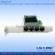 4 Port PCIe Lan Card With Intel I350AM4 Chipset 4xRJ45 PCI Express x4 Gigabit For Server Support VDMq