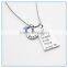 God Gave Me You Disc stainless steel Necklace {Pewter}