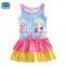 (R5275)3-8Y blue 2014 latest frozen swimwear baby girls cute swimwear kids wear